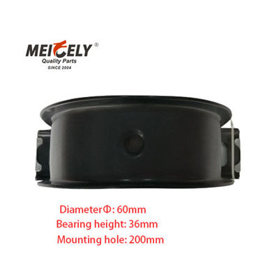 الصلب + المطاط محرك العمود مركز الدعم 60mm * 36mm * 200mm للشاحنات Daf / VOL-VO / Ive-co