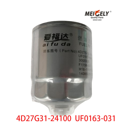 أجزاء شاحنات شائك جديدة 4D27G31-24100 فلتر الوقود UF0163-031