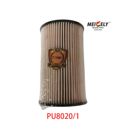 مخزون PU8020/1 شاحنة قطع الغيار عنصر فلتر الوقود لـ SINOTRUK