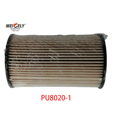 مخزون PU8020/1 شاحنة قطع الغيار عنصر فلتر الوقود لـ SINOTRUK