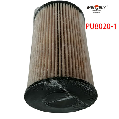 مخزون PU8020/1 شاحنة قطع الغيار عنصر فلتر الوقود لـ SINOTRUK