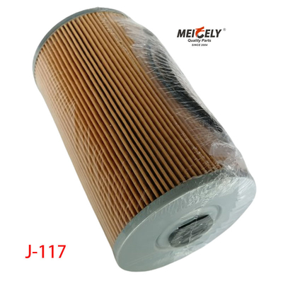 أجزاء محرك شاحنات الأسهم J-117 عنصر فلتر الزيت للشاحنات HINO