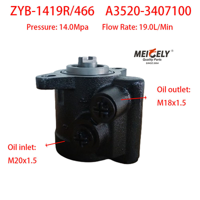 ZYB-1419R/466 مضخة تعزيز التوجيه A3520-3407100 لـ YC6108ZLQB
