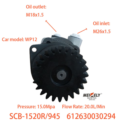 مضخات القيادة القوية Weichai 612630030294 لمحرك Weichai WP12