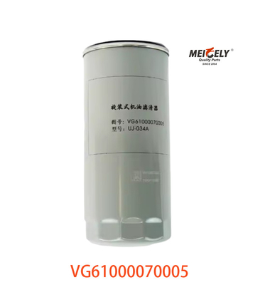 فلتر زيت المحرك Weichai VG61000070005 لـ Sinotruk Howo JX0818A