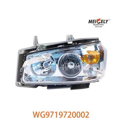 تجميع مصباح الرأس الأمامي الأيمن WG9719720002 لشركة سينوتروك HOWO WG9719720001