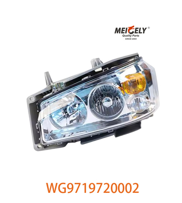 تجميع مصباح الرأس الأمامي الأيمن WG9719720002 لشركة سينوتروك HOWO WG9719720001