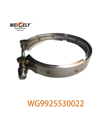 أجزاء المحرك الأصلية WG9925530022 مشبك أنابيب التبريد المتوسط للشاحنة SINOTRUK