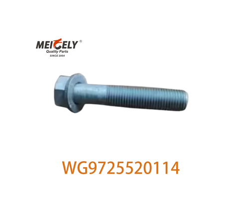 الجودة الجيدة المستخدمة في قطع الغيار للشاحنات SINOTRUK V-Type thrust rod bolt WG9725520114