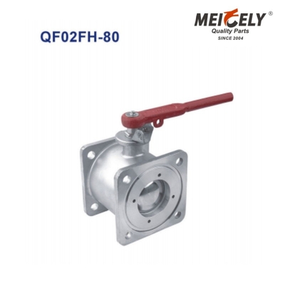 صمام الكرة من نوعية عالية واحد واحد / مربع QF02YH-80 QF02FH-80 للدبابة
