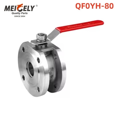 صمام الكرة من نوعية عالية واحد واحد / مربع QF02YH-80 QF02FH-80 للدبابة