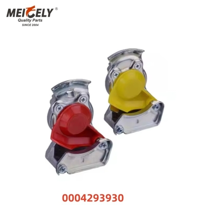 قطع غيار الشاحنات قطع غيار المقطورات صمام توصيل 0004293930 رأس اقتران فرامل هوائية لشاحنات HOWO